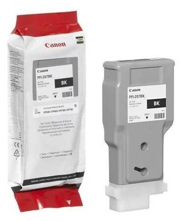 Картридж CANON PFI-207 BK черный,   300 мл