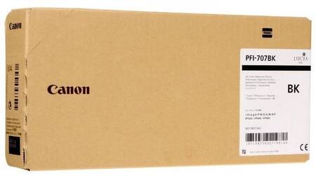 Картридж CANON PFI-707 BK черный,  700 мл