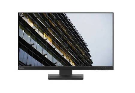 МОНИТОР 23.8 Lenovo ThinkVision E24-28 Black с пов экрана (IPS, 1920x1080, 6 ms, 178°/178°, 250 cd/m, 1000:1, VGA+DP+HD