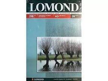 Фотобумага LOMOND Двухсторонняя Глянцевая/Матовая, 210г/м2, A3+20л. для струйной печати.