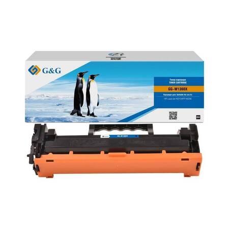 Картридж G&G, аналог HP W1360X/136X 2.6k с чипом