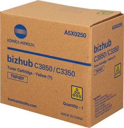 Тонер TNP-48Y (A5X0250) для Konica-Minolta bizhub C3350/C3850 желтый