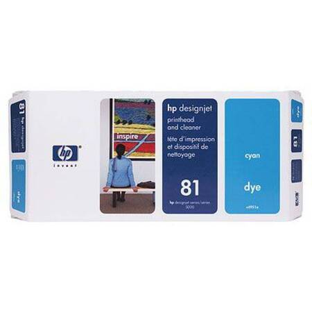 Печатающая головка HP 81 голубая (1000 стр)