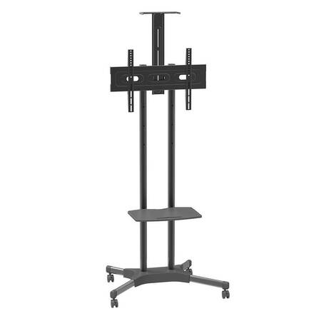 Стойка на колесах Arm media PT-STAND-12 черная для TV/LFD 32-70, полка, max VESA 600x400, высота 1110-1500 мм
