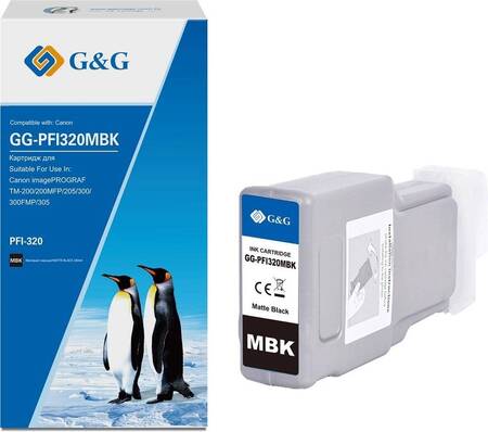 Картридж струйный G&G, аналог Canon 2889C001 матовый черный 300ml