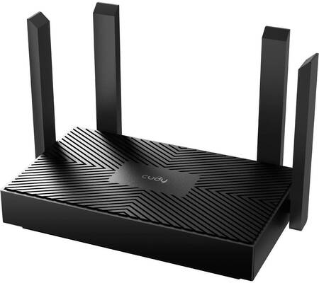 Cudy WR1500 Wi-Fi роутер AX1500, 2,4/5 ГГц, до 1501 Мбит/с, LAN 3x1 Гбит/с, WAN 1x1 Гбит/с, MU-MIMO, OFDMA, черный