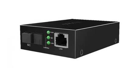 Tenda TFC100A Медиаконвертер одномодовый, RJ-45x100 Мбит/с, SCx100 Мбит/с