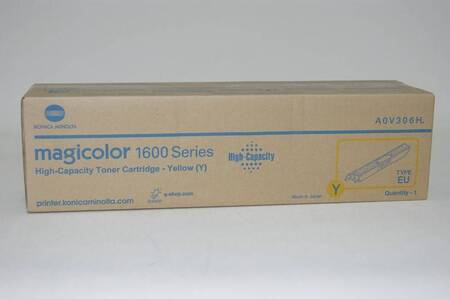 Тонер-картридж Konica-Minolta mc1600W/1650EN/1680MF/1690MF желтый 2.5K A0V306H