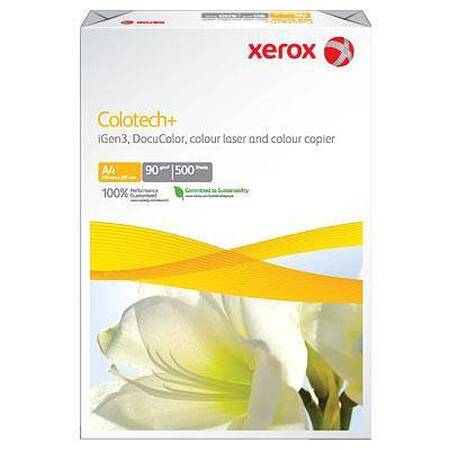Бумага XEROX Colotech Plus без покрытия 170CIE, 300г, A4, 125 листов.Грузить кратно 6 шт.  см. 003R97552
