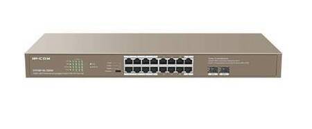 IP-COM G1118P-16-250W Коммутатор неуправляемый PoE, 18 портов, 16x1 Гбит/с, SFP 2x1 Гбит/с, PoE 16x30Вт (до 230Вт)