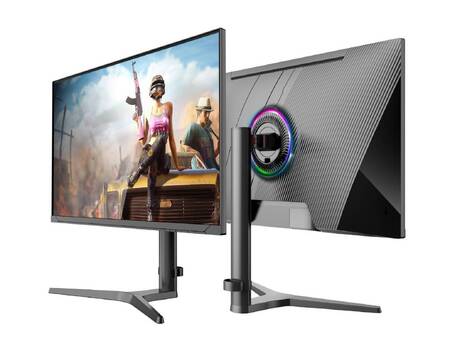 МОНИТОР 32 BRAVUS BVGQ3235PC Black с поворотом экрана (IPS, 2560x1440, 165Hz, 178°/178°, 1 ms, 300 cd/m, 50M:1, +HDMI)
