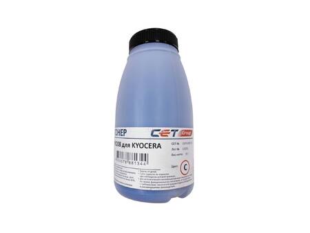 Тонер для KYOCERA M5521cdn/P5021cdn Cyan (PK208) 50г/бут. (Japan) (TK-5220C/TK-5230C/TK-5240C/TK-5430C/TK-5440C) CET