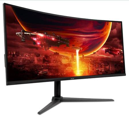 МОНИТОР 34 Acer Nitro XZ340CUJ0bmiiphx Black (VA, изогнутый, 3440x1440, 120Hz, 1 ms, 178°/178°, 250 cd/m, 3000:1,HDMI)