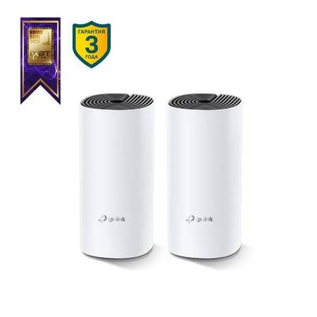 TP-Link Deco P9(2-Pack) Гибридная домашняя Mesh Wi-Fi система AC1200