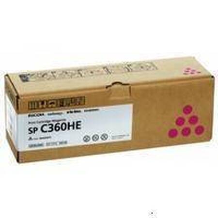 Принт-картридж тип SP C360HE (5K) малиновый Ricoh SP C360DNw/SP C360SNw/SP C360SFNw/SP C361SFNw
