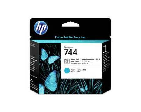 Печатающая головка HP 744 черная фото и голубая