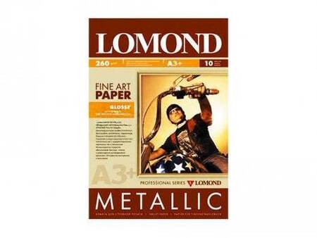 Арт бумага LOMOND Полуглянцевая с микропористым покрытием Металлик, A4/260/10л.