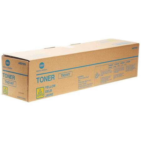 Тонер Konica-Minolta bizhub C353/353P желтый TN-314Y A0D7251