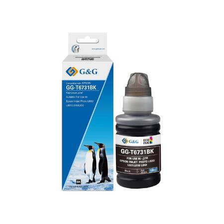 Чернила G&G, аналог Epson C13T67314A черные 100 ml