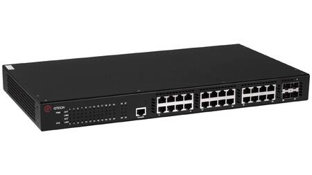 QTECH QSW-3310-28TX-POE-AC Реестр МПТ Управляемый коммутатор уровня L3 с поддержкой PoE 802.3af/at, 24 порта