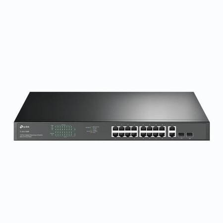 TP-Link TL-SG1218MP 18-портовый гигабитный коммутатор с 16 портами PoE+, стальной корпус высотой 1U