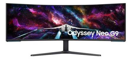 МОНИТОР 57 Samsung S57CG952NI Black (VA, изогнутый, 7680x2160, 240Hz, 1 ms, 178°/178°, 420 cd/m, 2500:1, +3xНDMI, +DP)