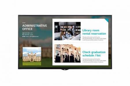 Профессиональная панель LG 55 55SE3KE Black (IPS, LED, 1920х1080, 60Hz, 12ms, 178°/178°, 350 cd/m, +DVI, +2хHDMI, +MM,