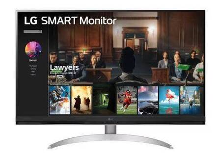 МОНИТОР 32 LG 32SQ700S-W WHITE (VA, 3840x2160, 5 ms, 178°/178°, 250 cd/m, 3000:1, +2хHDMI, +USB Type-C, +MM, +WiFi)