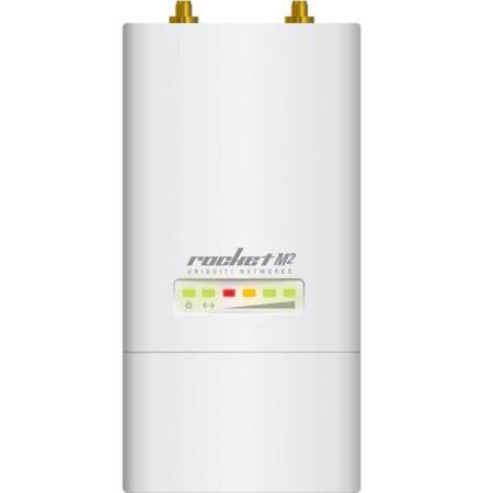Ubiquiti ROCKETM2 Точка доступа Rocket M2, 2,4 ГГц, 300 Мбит/с, PoE, MIMO 2х2, 28 dBm, 1х100 Мбит/с