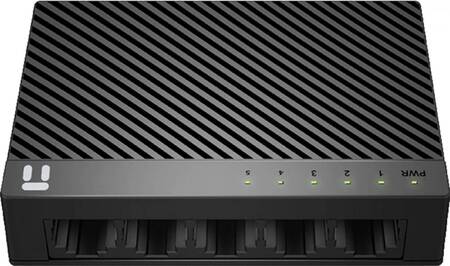 Netis ST3105C Коммутатор неуправляемый, 5 портов, 5х100 Мбит/сек, настольный, пластиковый корпус