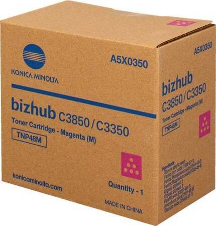 Тонер TNP-48M (A5X0350) для Konica-Minolta bizhub C3350/C3850 красный