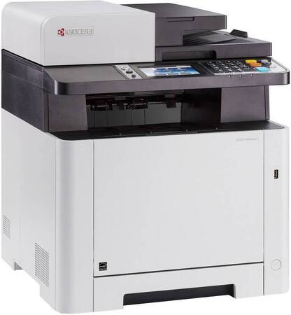 Лазерное цвет.МФУ Kyocera ЕВРОПА M5526cdw+ факс, А4,26 ppm,1200dpi,512 Mb,USB,Wi-Fi,дупл,тонер)1102R73NL1/1102R73NL0